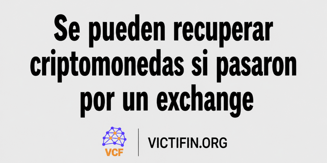 se pueden recuperar si pasaron por un exchange
