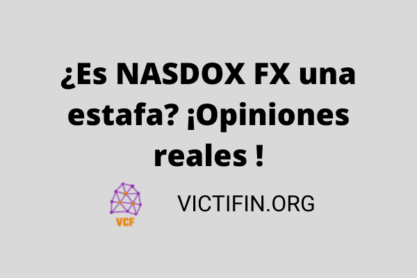 NASDOX FX estafa