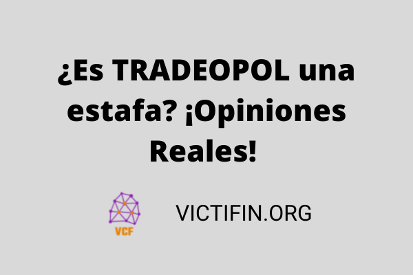 TRADEOPOL estafa