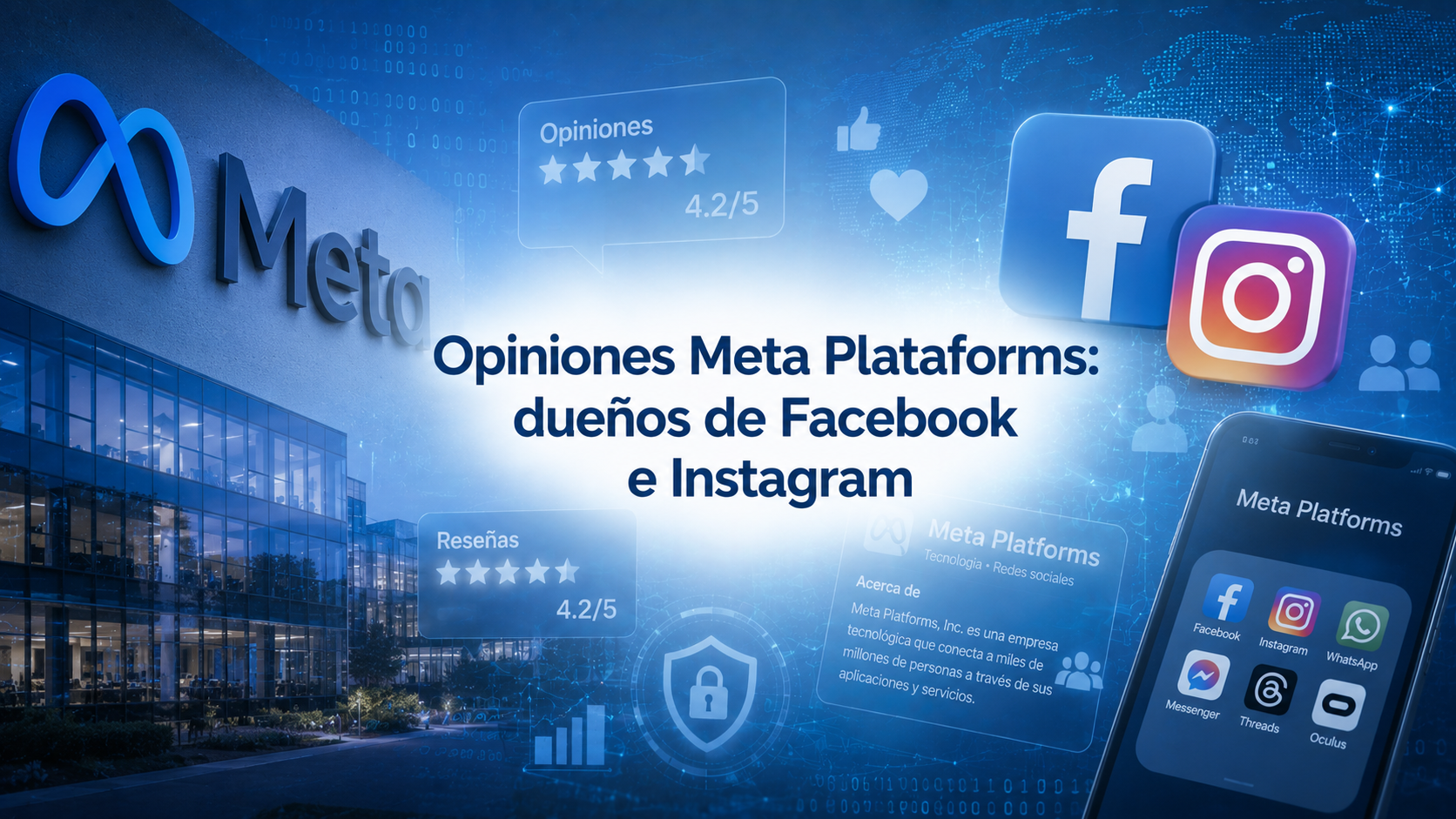 Opiniones Meta Plataforms: dueños de Facebook e Instagram