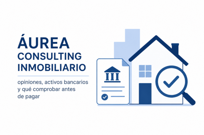 Áurea Consulting Inmobiliario: opiniones, activos bancarios y qué comprobar antes de pagar