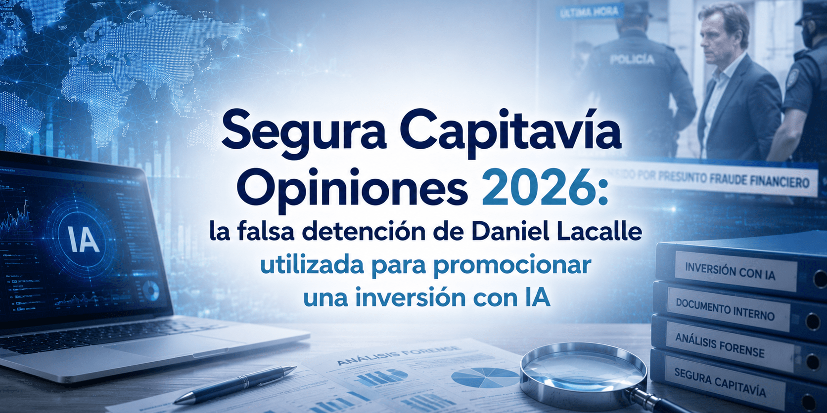 Segura Capitavía Opiniones 2026: la falsa detención de Daniel Lacalle utilizada para promocionar una inversión con IA