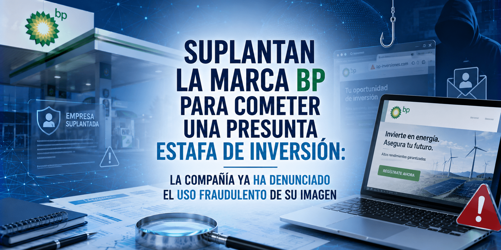 Suplantan la marca BP para cometer una presunta estafa de inversión: la compañía ya ha denunciado el uso fraudulento de su imagen