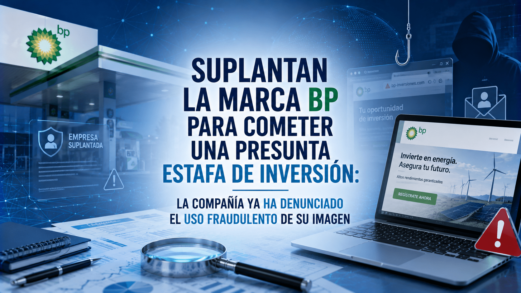 Suplantan la marca BP para cometer una presunta estafa de inversión: la compañía ya ha denunciado el uso fraudulento de su imagen