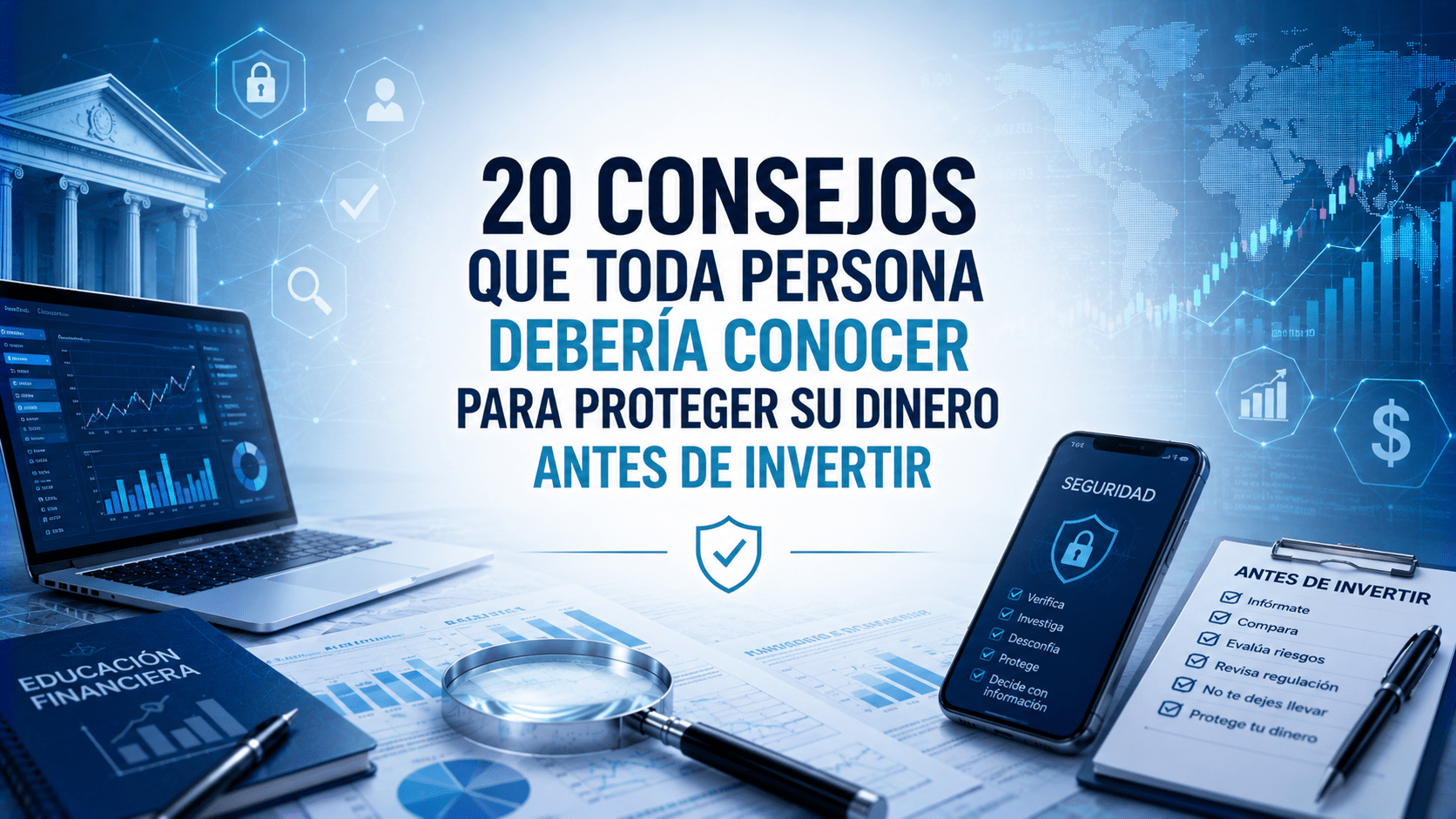 20 consejos que toda persona debería conocer para proteger su dinero antes de invertir