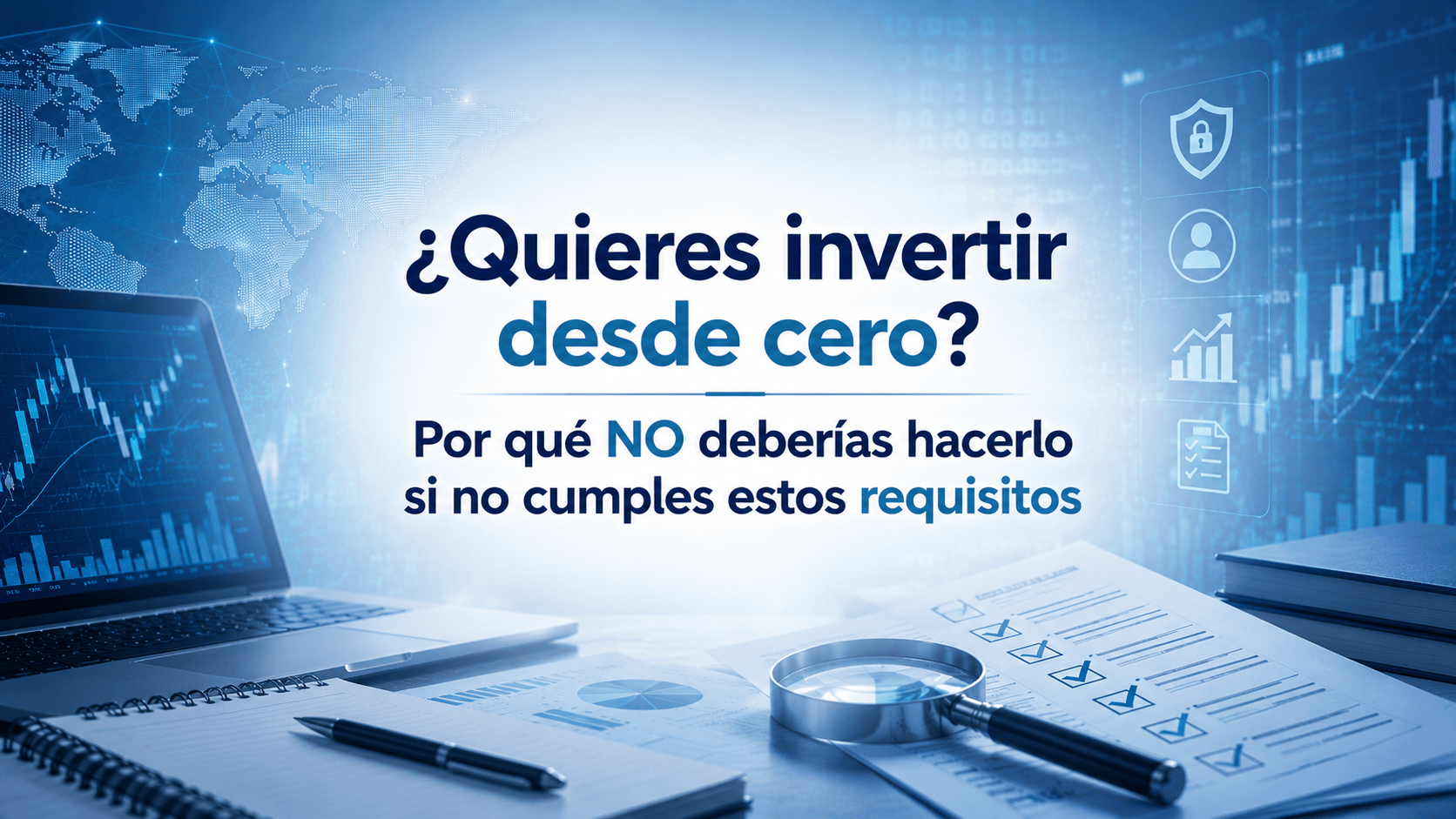 ¿Quieres invertir desde cero? Por qué NO deberías hacerlo si no cumples estos requisitos