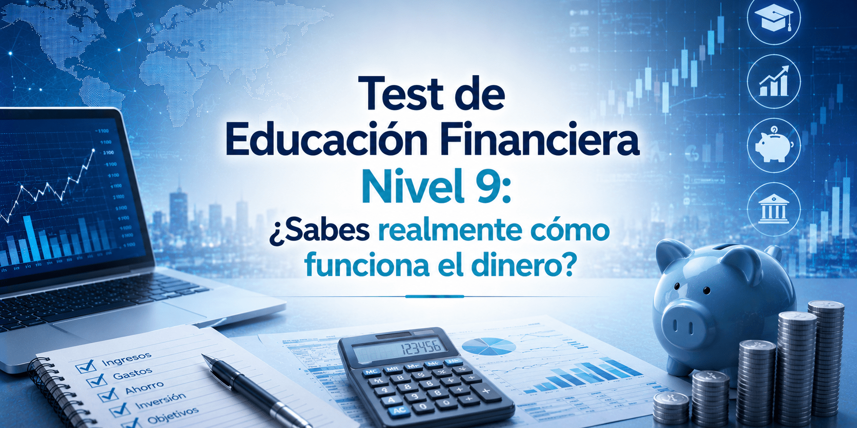 Test de Educación Financiera Nivel 9: ¿Sabes realmente cómo funciona el dinero?