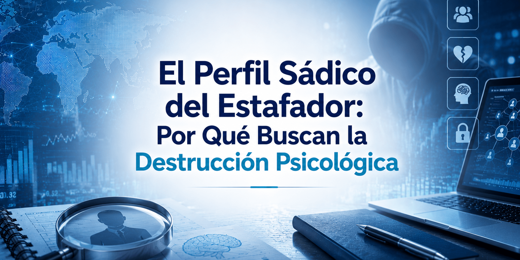 El Perfil Sádico del Estafador: Por Qué Buscan la Destrucción Psicológica