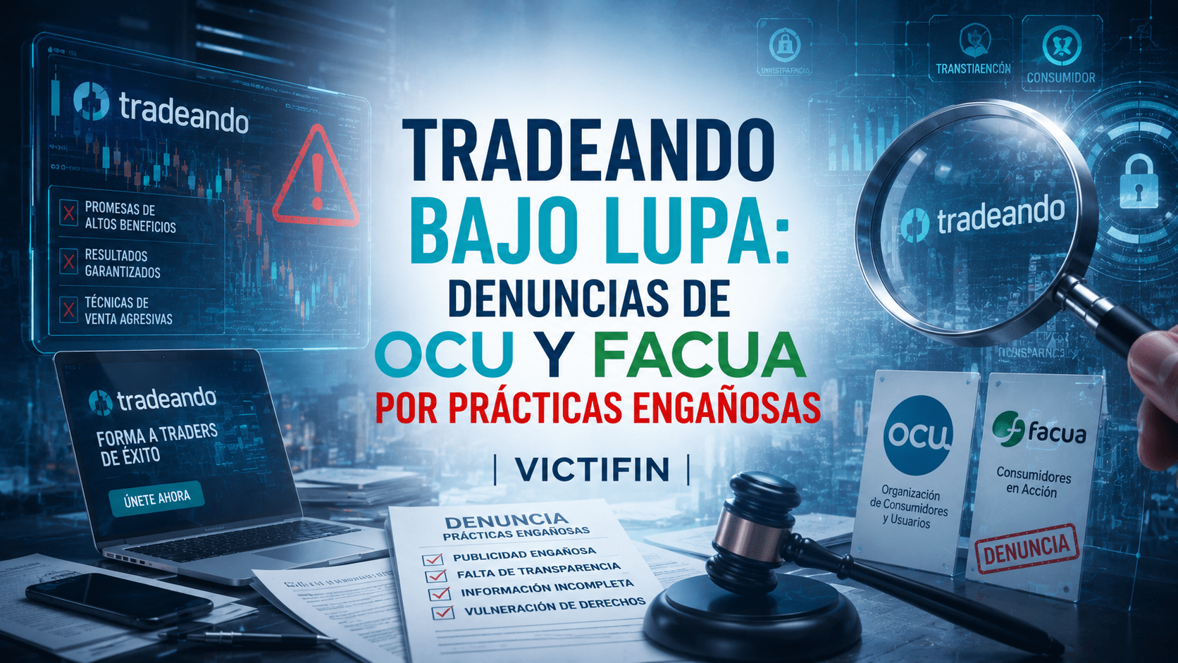 Tradeando bajo Lupa: Denuncias de OCU y FACUA por Prácticas Engañosas | Victifin