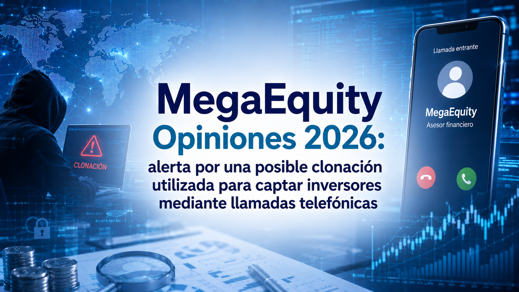 MegaEquity Opiniones 2026: alerta por una posible clonación utilizada para captar inversores mediante llamadas telefónicas