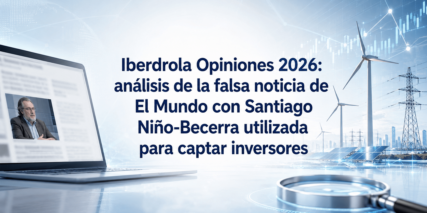 Iberdrola Opiniones 2026: análisis de la falsa noticia de El Mundo con Santiago Niño-Becerra utilizada para captar inversores
