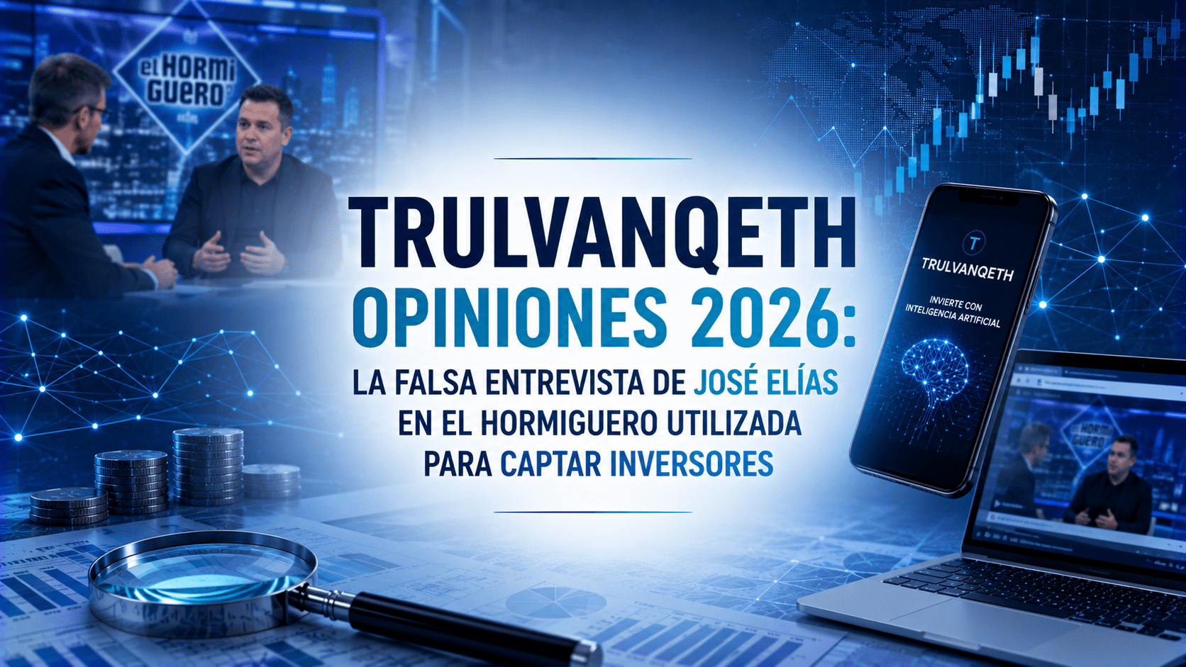Trulvanqeth Opiniones 2026: la falsa entrevista de José Elías en El Hormiguero utilizada para captar inversores