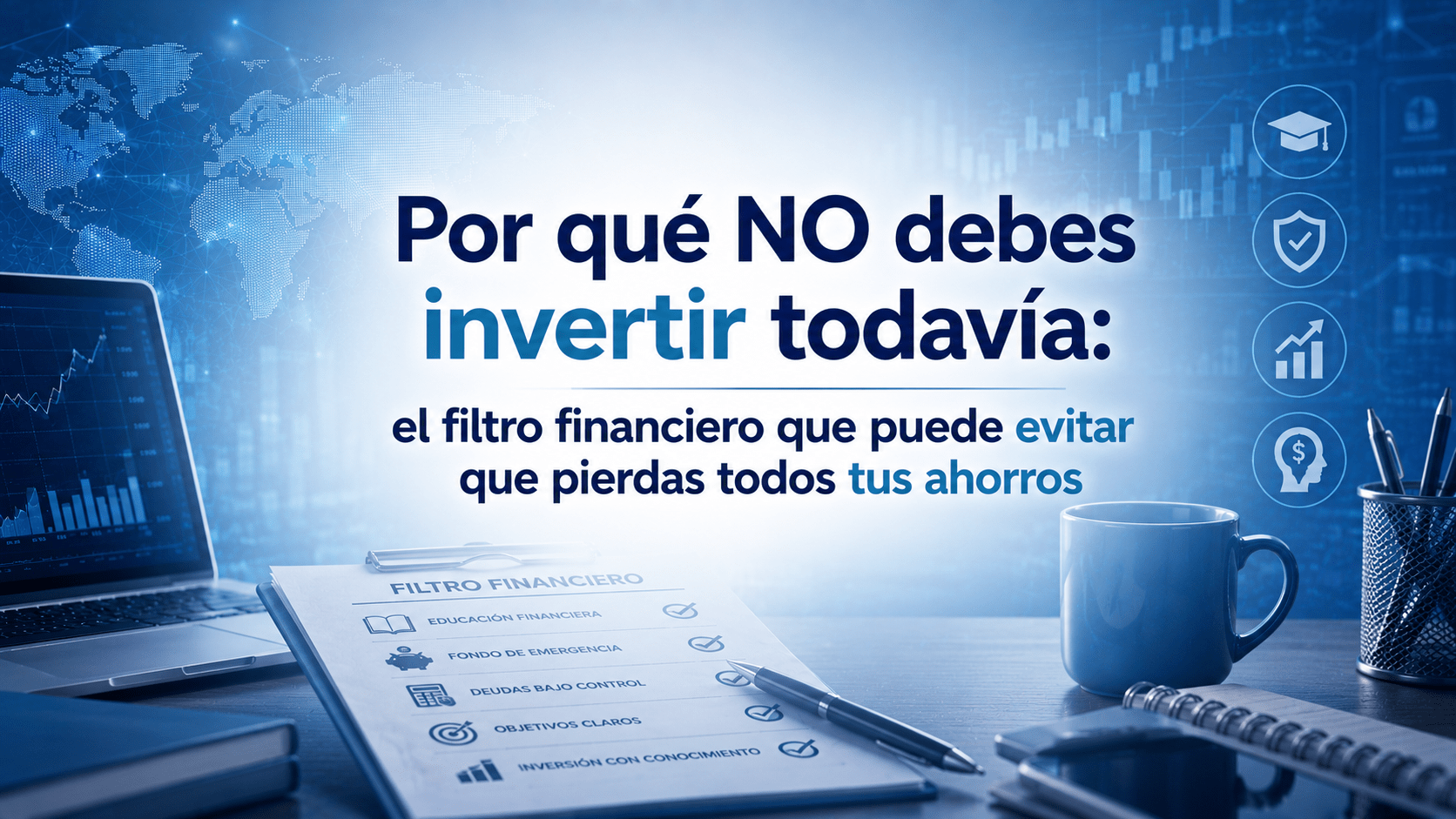 Por qué NO debes invertir todavía: el filtro financiero que puede evitar que pierdas todos tus ahorros