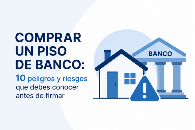 Comprar un piso de banco: 10 peligros y riesgos que debes conocer antes de firmar