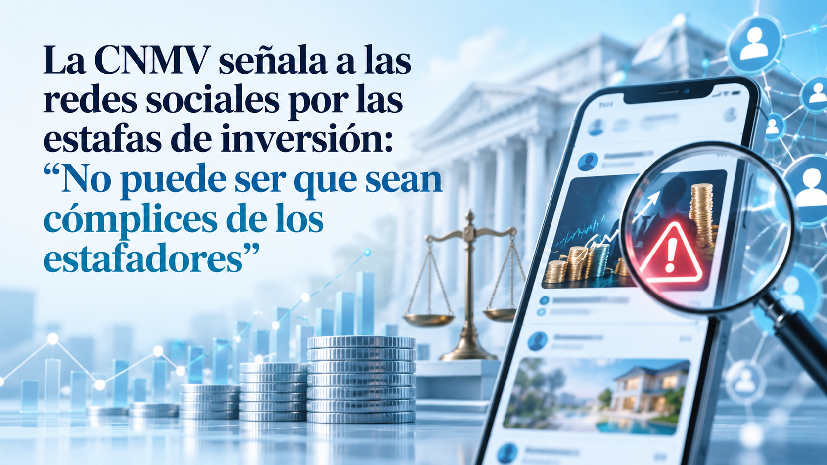 La CNMV señala a las redes sociales por las estafas de inversión: “No puede ser que sean cómplices de los estafadores”