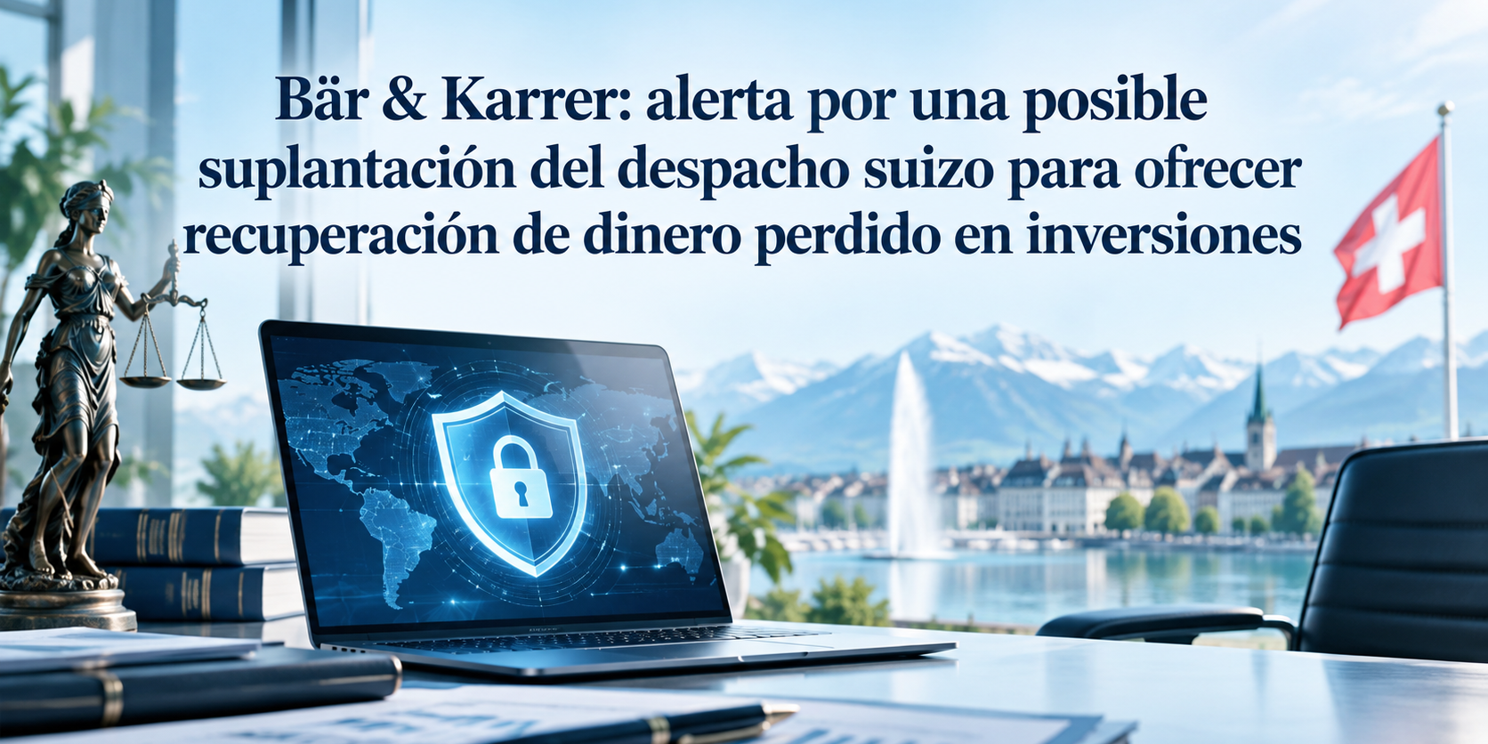 Bär & Karrer: alerta por una posible suplantación del despacho suizo para ofrecer recuperación de dinero perdido en inversiones
