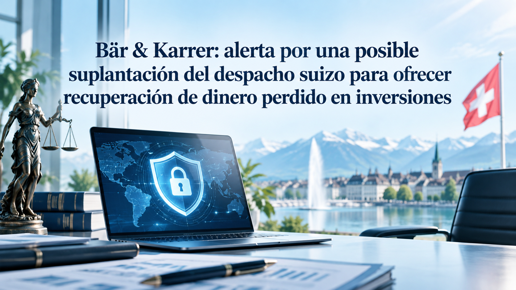 Bär & Karrer: alerta por una posible suplantación del despacho suizo para ofrecer recuperación de dinero perdido en inversiones