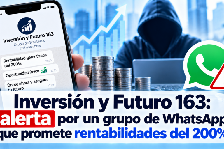 Inversión y Futuro 163: alerta por un grupo de WhatsApp que promete rentabilidades del 200%