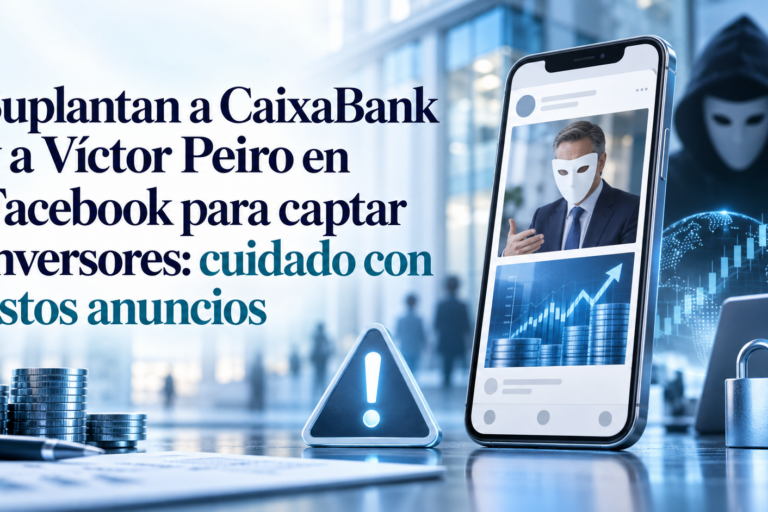 Suplantan a CaixaBank y a Víctor Peiro en Facebook para captar inversores: cuidado con estos anuncios