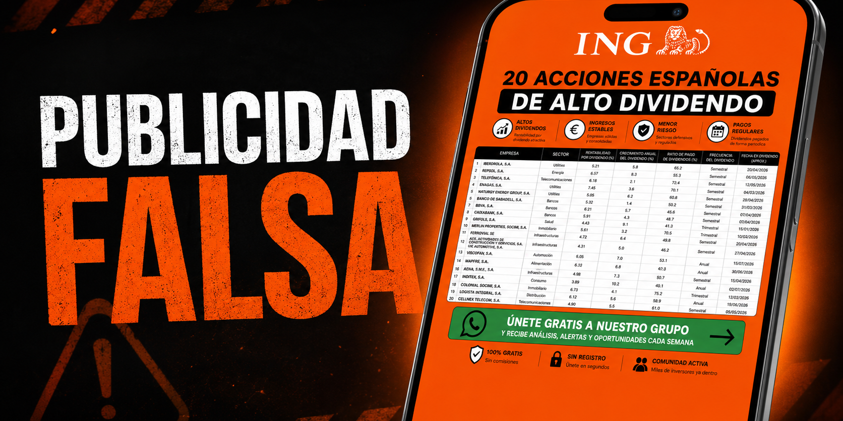 Academia de Inversiones ING Opiniones 2026: cuidado con la falsa comunidad de WhatsApp que utiliza la imagen de ING