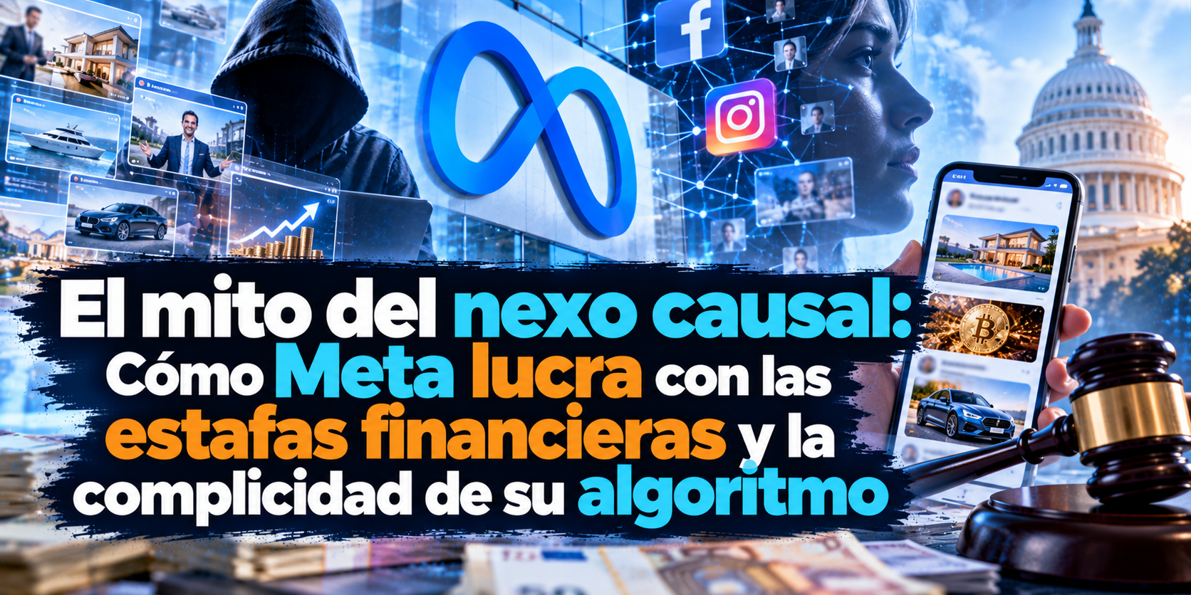 El mito del nexo causal: Cómo Meta lucra con las estafas financieras y la complicidad de su algoritmo