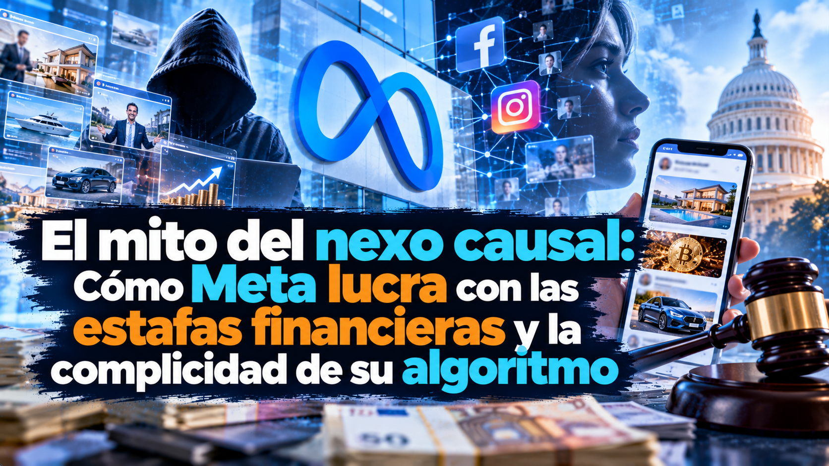 El mito del nexo causal: Cómo Meta lucra con las estafas financieras y la complicidad de su algoritmo