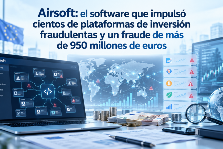 Airsoft: el software que impulsó cientos de plataformas de inversión fraudulentas y un fraude de más de 950 millones de euros