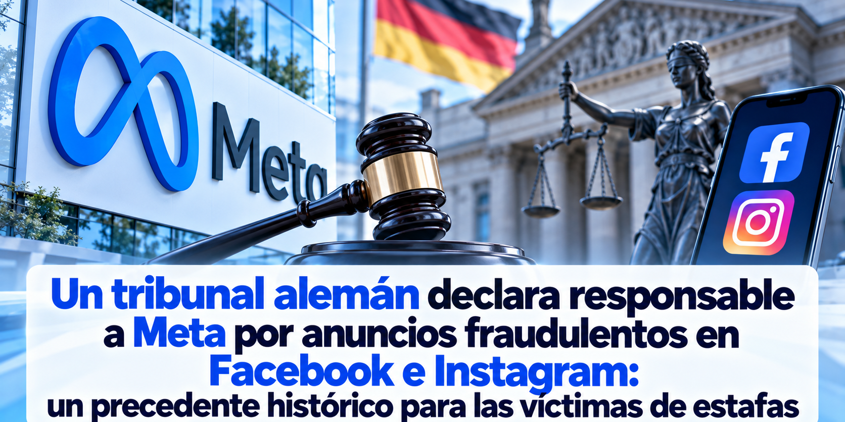 Un tribunal alemán declara responsable a Meta por anuncios fraudulentos en Facebook e Instagram: un precedente histórico para las víctimas de estafas