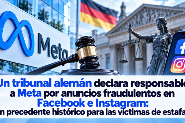 Un tribunal alemán declara responsable a Meta por anuncios fraudulentos en Facebook e Instagram: un precedente histórico para las víctimas de estafas