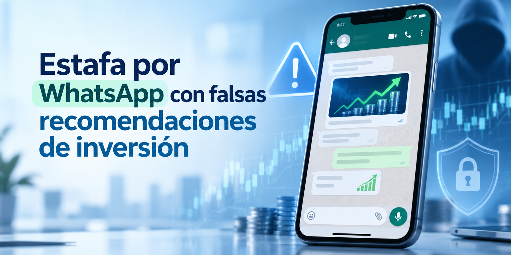 Estafa por WhatsApp con falsas recomendaciones de inversión