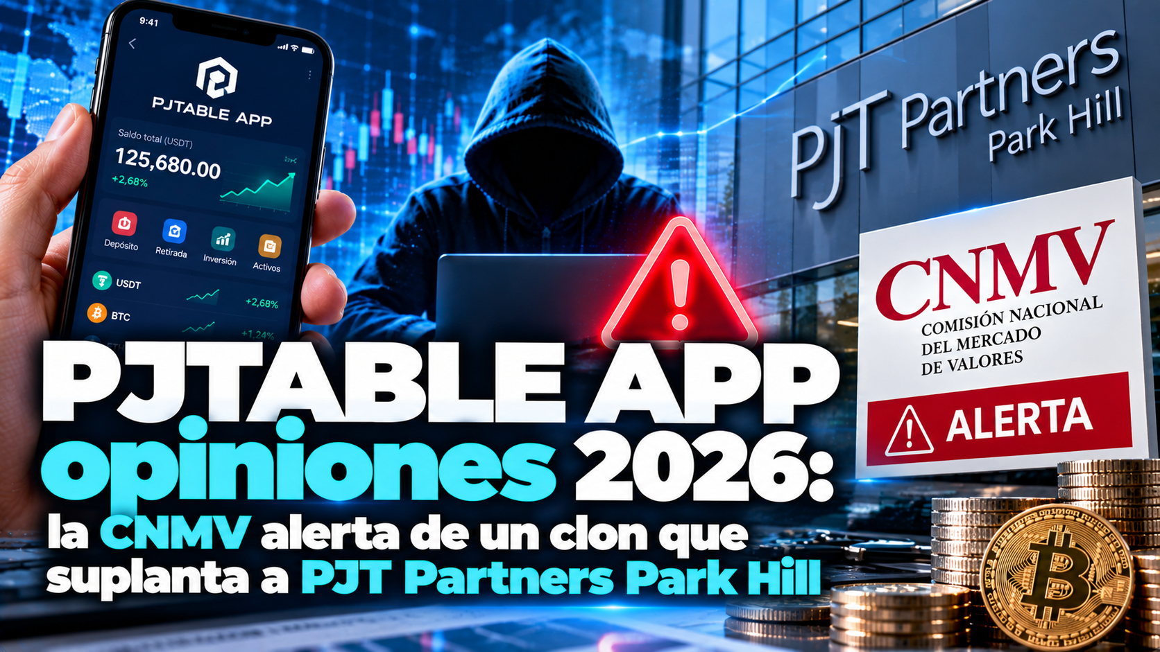**PJTABLE APP opiniones 2026: la CNMV alerta de un clon que suplanta a PJT Partners Park Hill**