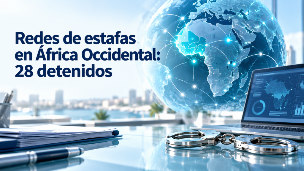 Redes de estafas en África Occidental: 28 detenidos