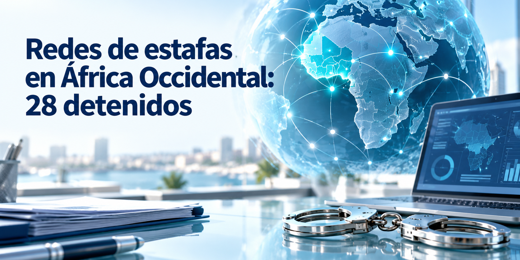 Redes de estafas en África Occidental: 28 detenidos