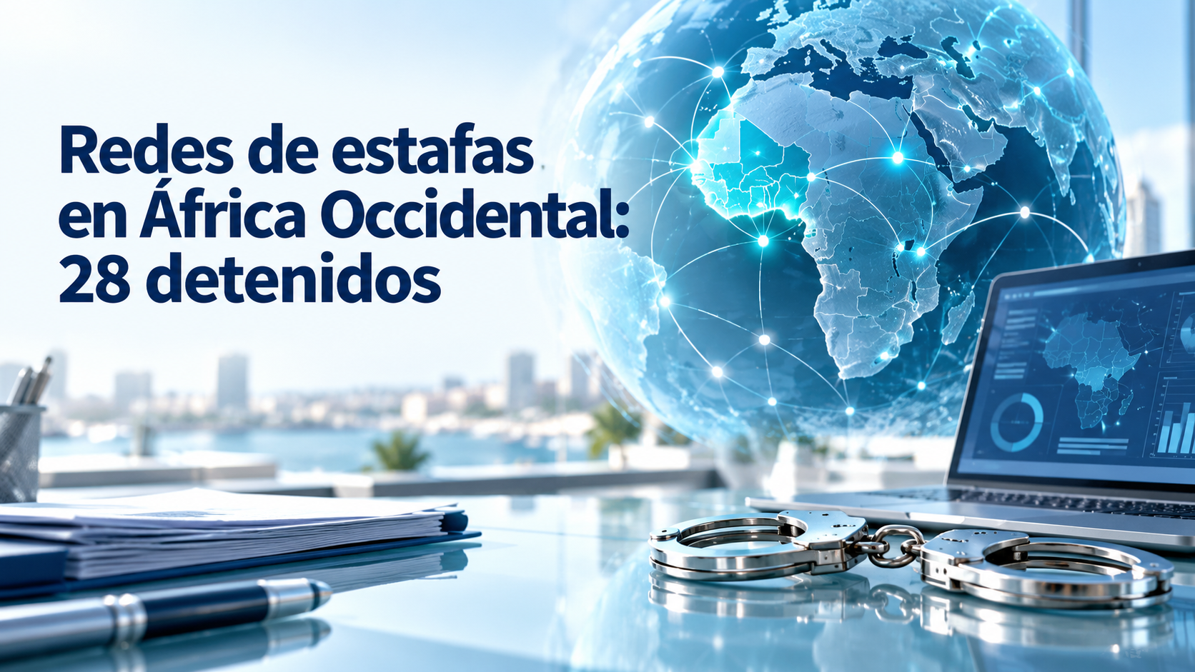 Redes de estafas en África Occidental: 28 detenidos