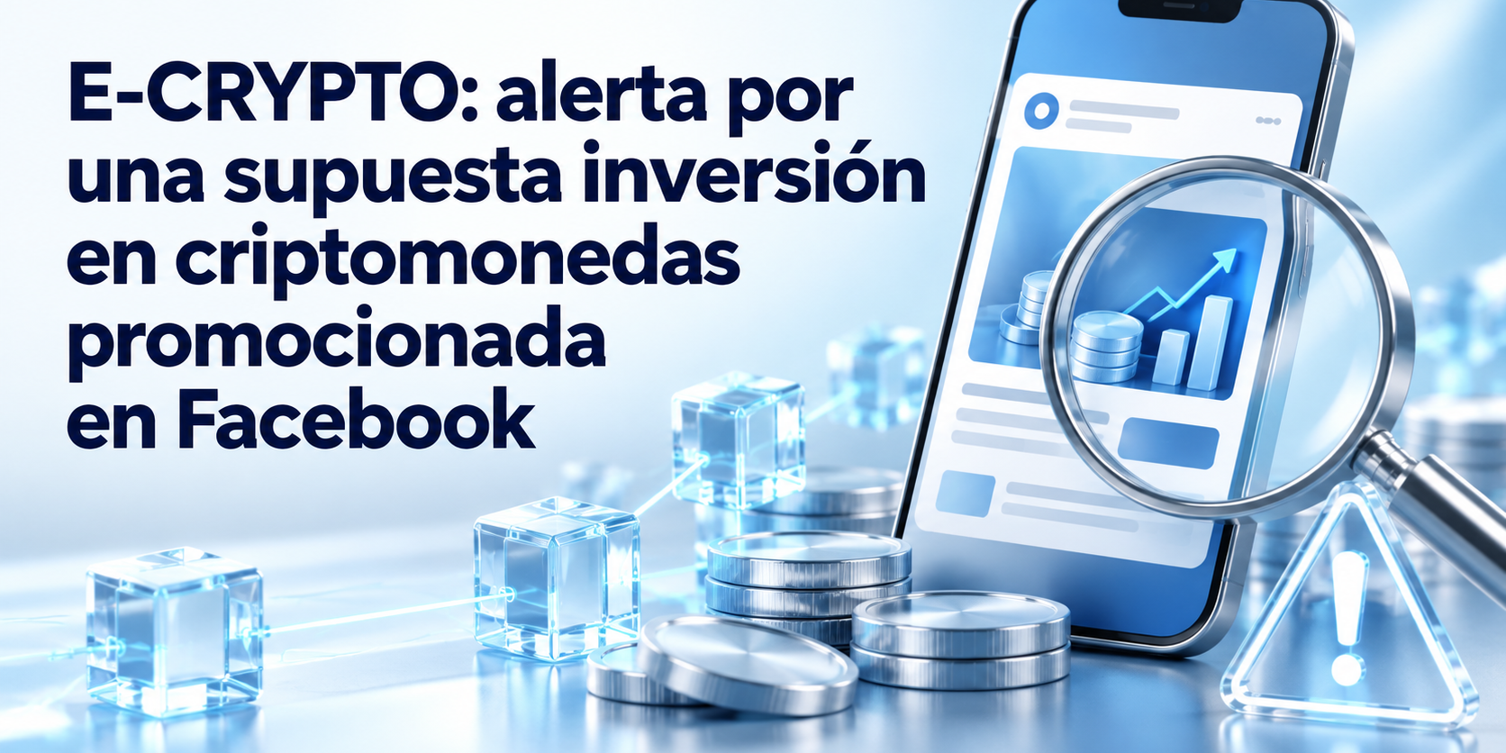 E-CRYPTO: alerta por una supuesta inversión en criptomonedas promocionada en Facebook