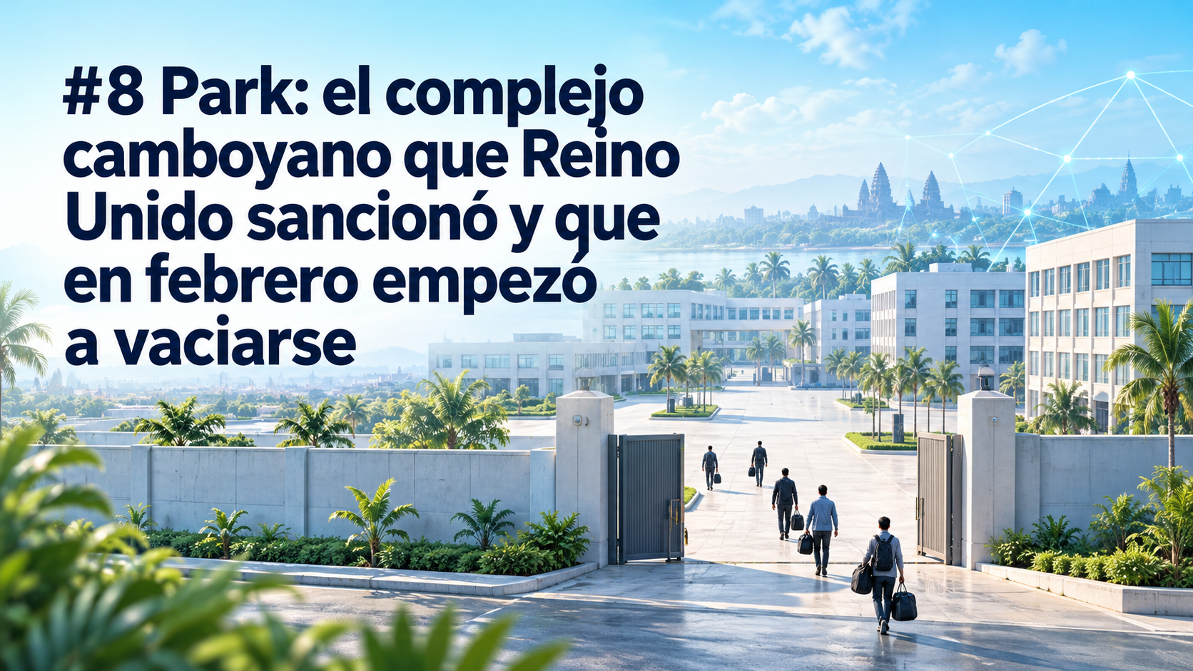# **#8 Park: el complejo camboyano que Reino Unido sancionó y que en febrero empezó a vaciarse**