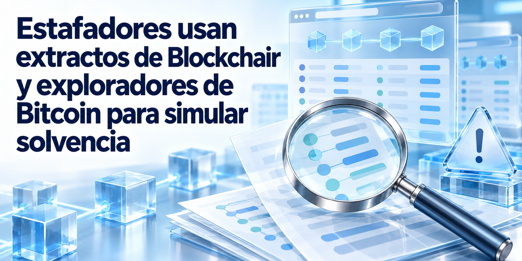 Estafadores usan extractos de Blockchair y exploradores de Bitcoin para simular solvencia