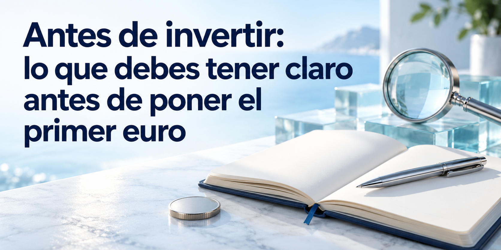 Antes de invertir: lo que debes tener claro antes de poner el primer euro